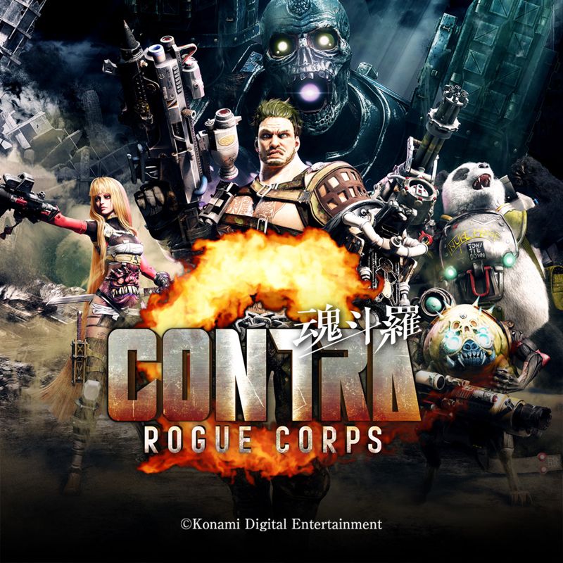 Contra: Rogue Corps box art for Playstation 4